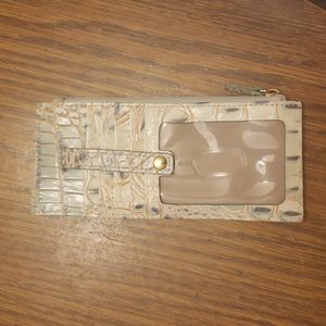 COPY - Brahmin Credit Card Wallet  Aquarelle Melbourne Croc Embossed